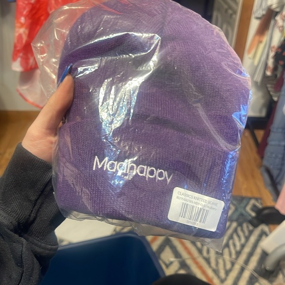 Madhappy Classic Knitted Beanie Mulberry - Picture 4 of 5